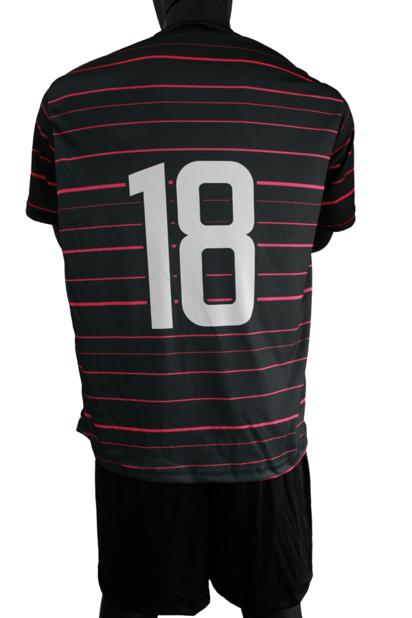 Jogo de Uniforme Completo 19+1 - Preto com Rosa - Image 2